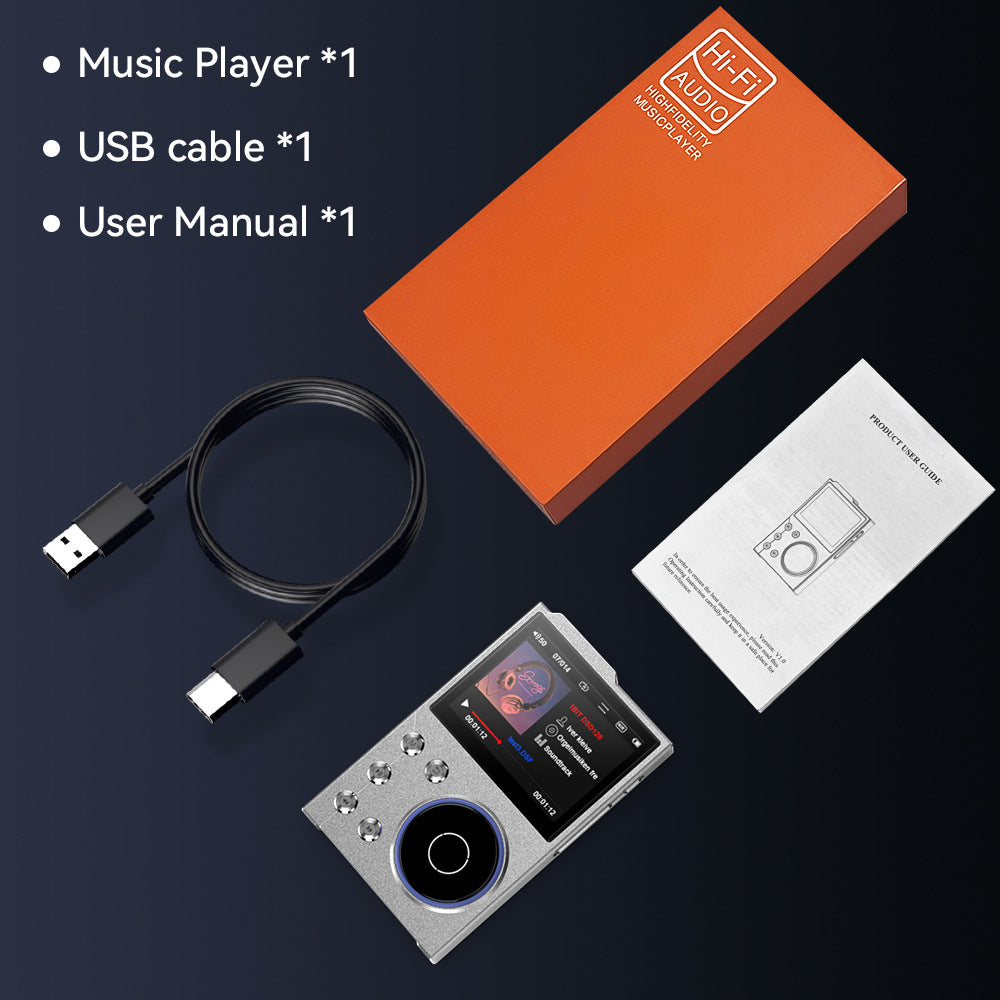 Portable Hi-Res Digital Audio Player - DSD, Dual DAC, Bluetooth 5.0, Expandable Storage(Grey 16GB + 32GB) Tristar Online