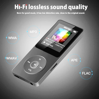 Portable Digital Music Player - Bluetooth 5.4, Hi-Fi Lossless Sound, 8GB Built-in & Expandable Storage(black 32GB) Tristar Online