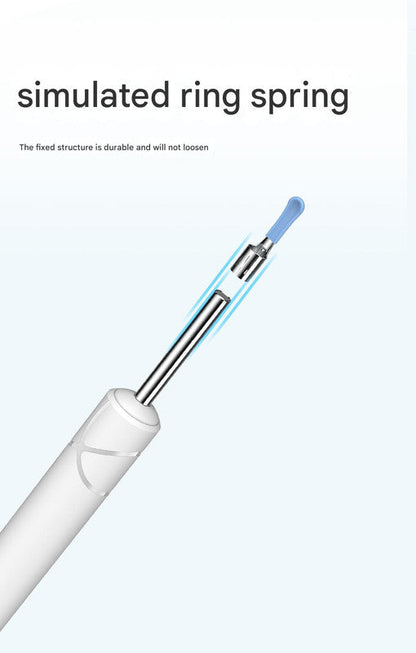 All-in-One Wireless Visual Ear Cleaner Kit with 4.3" IPS Display Screen(white) Tristar Online