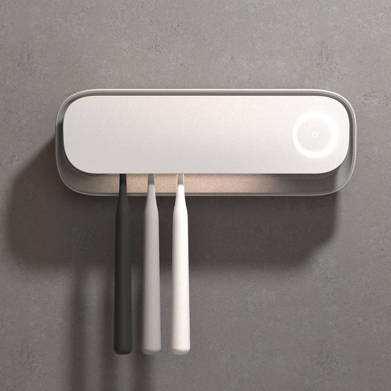 Smart UVC Toothbrush Sterilizer & Holder with Heat Drying, Radar Sensor Night Light(white) Tristar Online