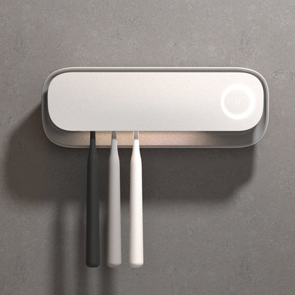 Smart UVC Toothbrush Sterilizer & Holder with Heat Drying, Radar Sensor Night Light(white) Tristar Online