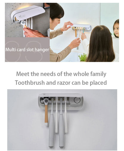 Smart UVC Toothbrush Sterilizer & Holder with Heat Drying, Radar Sensor Night Light(white) Tristar Online