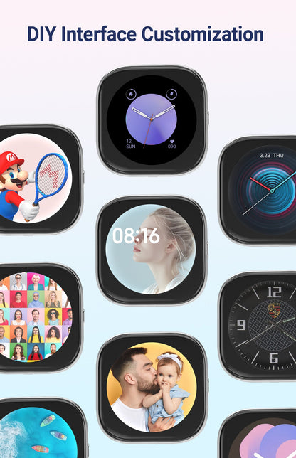 Wireless CarPlay Adapter with 1.6" Multi-Functional Screen, Car Diffuser & 360 Vent Clip(silver) Tristar Online