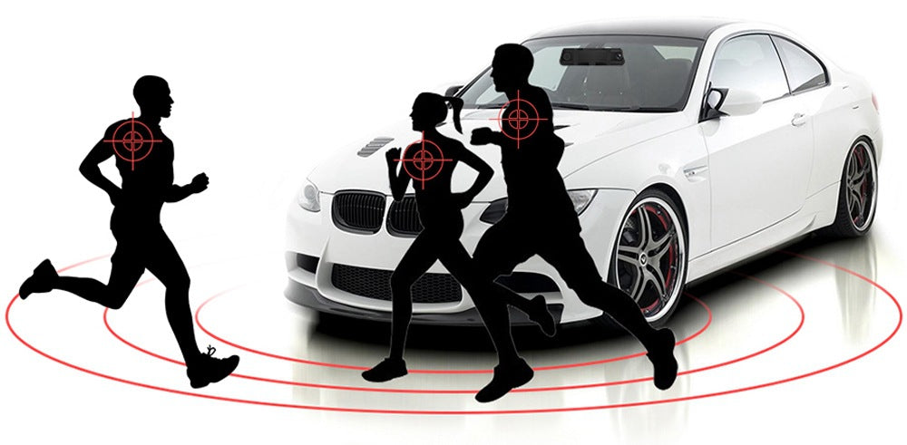 10-Inch Dual Lens Dash Cam Mirror - 1080P FHD Touch Screen Car DVR with Rear Camera, Night Vision & G-Sensor(black) Tristar Online