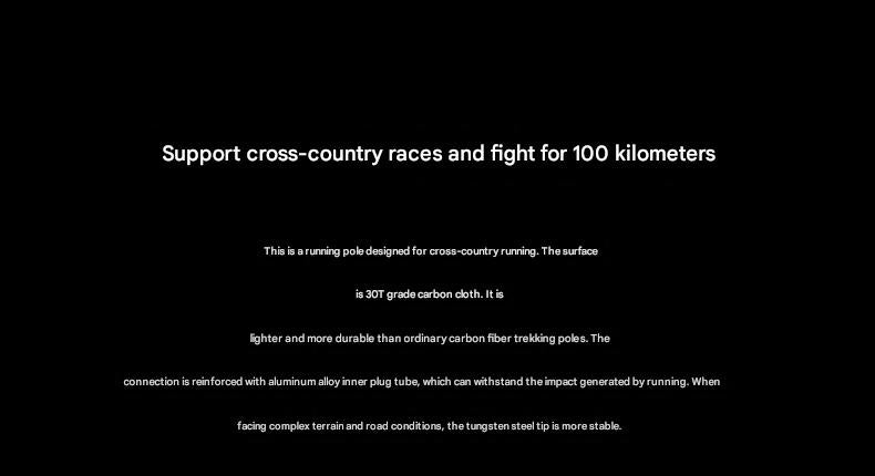 Ultralight Carbon Fiber Foldable Trail Running & Hiking Pole(yellow  Recommended height range 165-175cm) Tristar Online