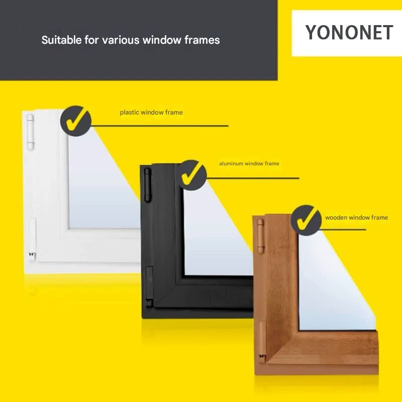 3pc DIY Magnetic Window Screen Kit - Fine Mesh Insect Net, No Drilling Required, Cut to Size(black 150cm x 130cm) Tristar Online