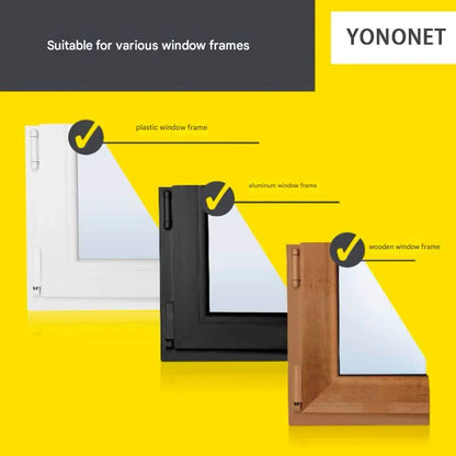 3pc DIY Magnetic Window Screen Kit - Fine Mesh Insect Net, No Drilling Required, Cut to Size(black 150cm x 130cm) Tristar Online