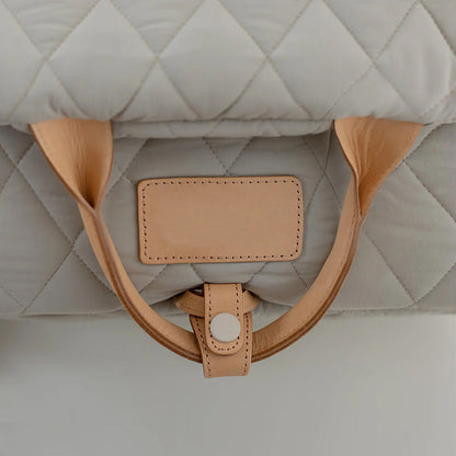 Luxury Quilted 2-in-1 Pet Travel Carrier & Car Booster Seat for Small Dogs(beige) Tristar Online