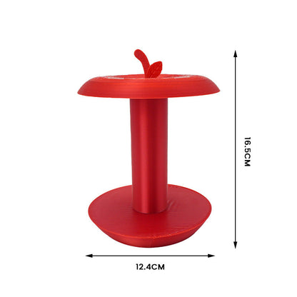 Apple-Shaped Adjustable Tissue Roll Holder - Fun & Practical Desktop Paper Towel Stand(red) Tristar Online