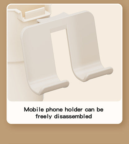 Multi-Purpose Anti-Spill Cup Holder with Suction Base & Detachable Phone Stand(orange) Tristar Online