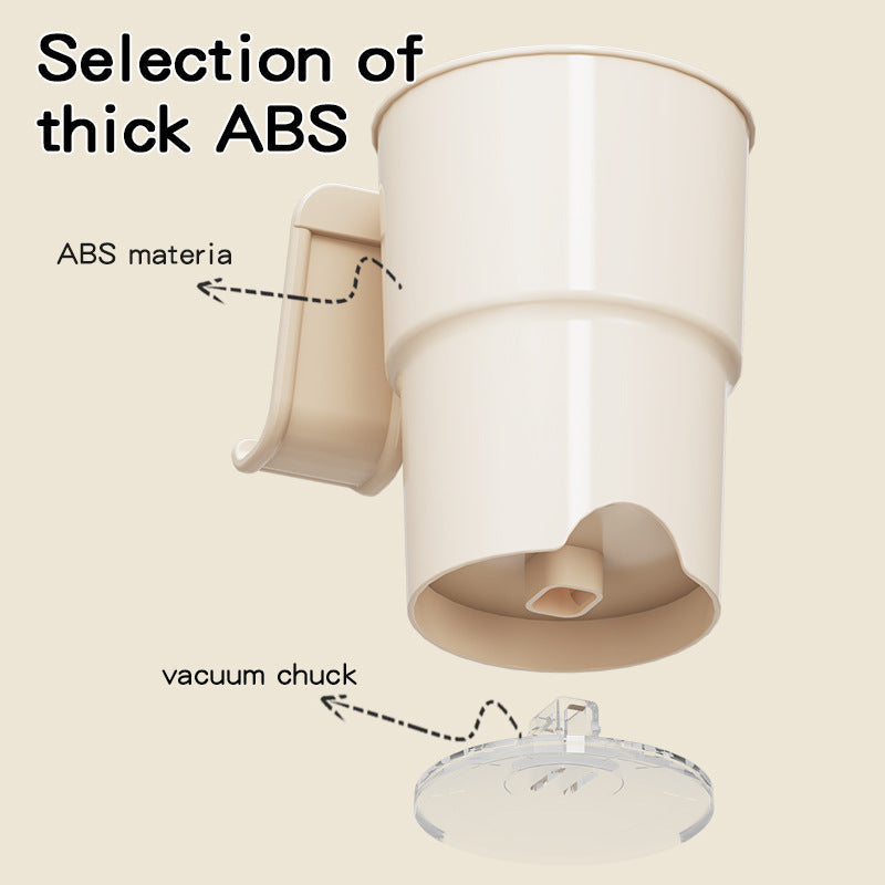 Multi-Purpose Anti-Spill Cup Holder with Suction Base & Detachable Phone Stand(white) Tristar Online