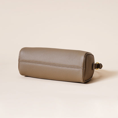 Genuine Leather Boston Bag - Mini Barrel Crossbody & Top Handle Purse(black) Tristar Online