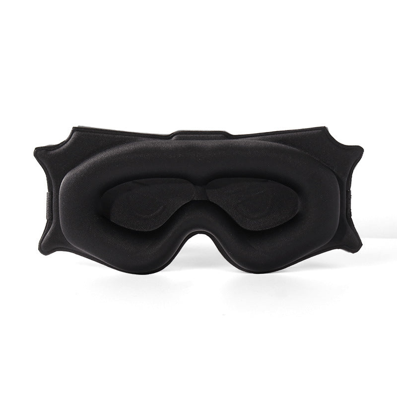 3pc 6D Contoured Zero-Pressure Sleep Mask - 360 Light Blocking Eye Mask with Adjustable Strap(black) Tristar Online