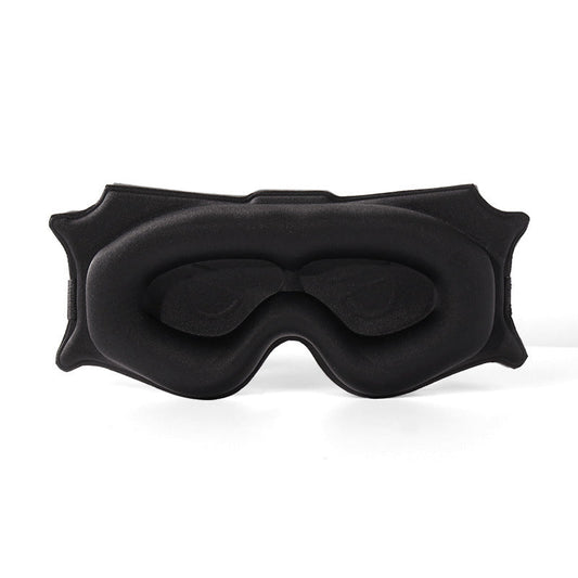 3pc 6D Contoured Zero-Pressure Sleep Mask - 360 Light Blocking Eye Mask with Adjustable Strap(black) Tristar Online