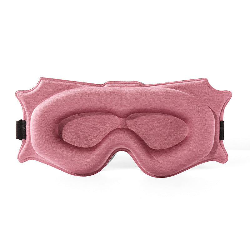 3pc 6D Contoured Zero-Pressure Sleep Mask - 360 Light Blocking Eye Mask with Adjustable Strap(Pink) Tristar Online