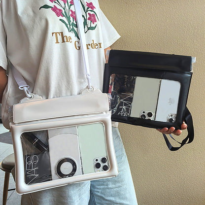 2 Pcs White Cute Floating Waterproof Pouch - Touch-Sensitive Screen & Adjustable Strap Tristar Online