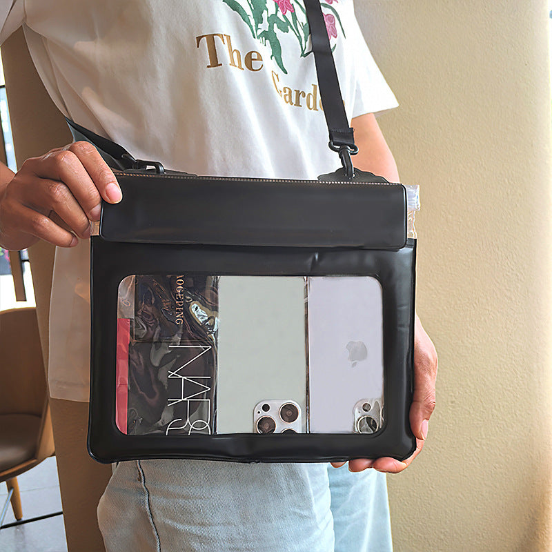 2 Pcs Black Cute Floating Waterproof Pouch - Touch-Sensitive Screen & Adjustable Strap Tristar Online