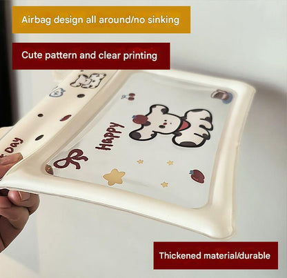 2 Pcs Cartoon Dog Pattern On White Background Cute Floating Waterproof Pouch - Touch-Sensitive Screen & Adjustable Strap Tristar Online