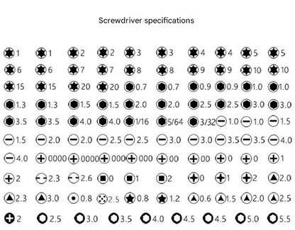 Blue and Black Professional 115-in-1 Precision Screwdriver Set - Magnetic Repair Tool Kit for PC, Laptop, Phone & Electronics Tristar Online