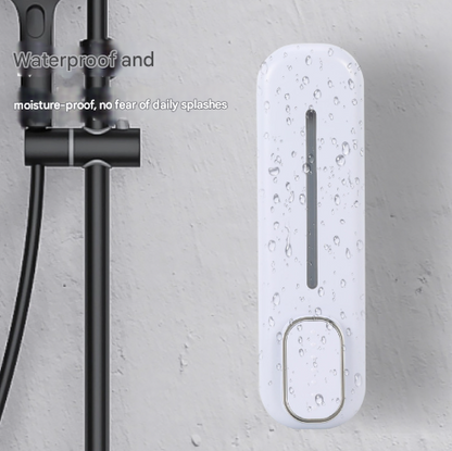 2 Pcs White Modern Wall-Mounted Press Soap Dispenser - 300ml Refillable Pump for Bathroom & Kitchen Tristar Online