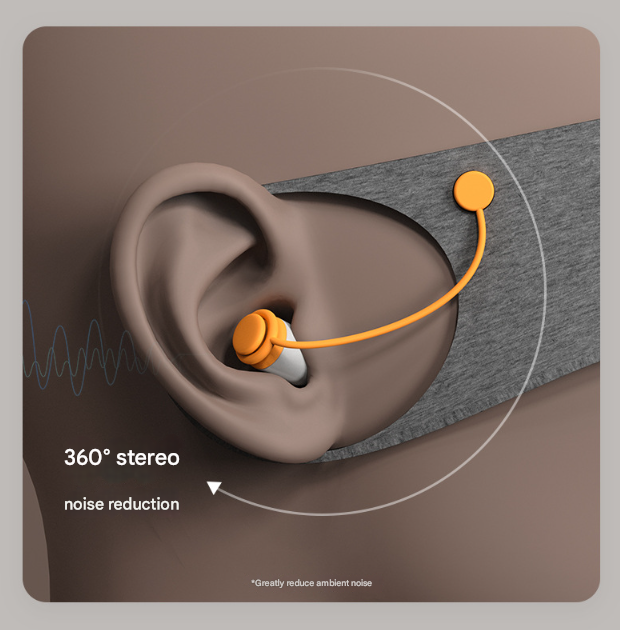 Grey 2-in-1 Blackout Sleep Mask with Integrated Noise Reducing Earplugs for Undisturbed Rest Tristar Online