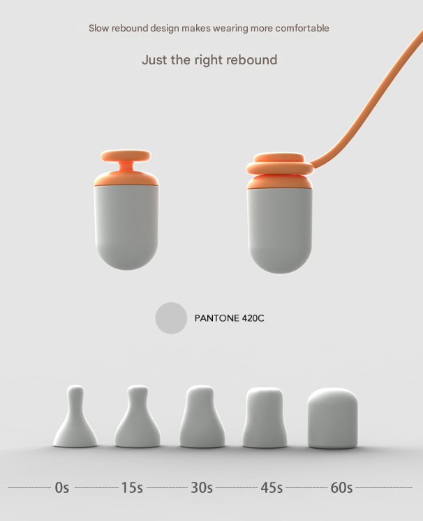 Grey 2-in-1 Blackout Sleep Mask with Integrated Noise Reducing Earplugs for Undisturbed Rest Tristar Online