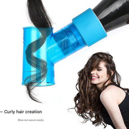 Blue Wind Spin Hair Curler Diffuser - Universal Hair Dryer Attachment for Effortless Waves and Curls Tristar Online