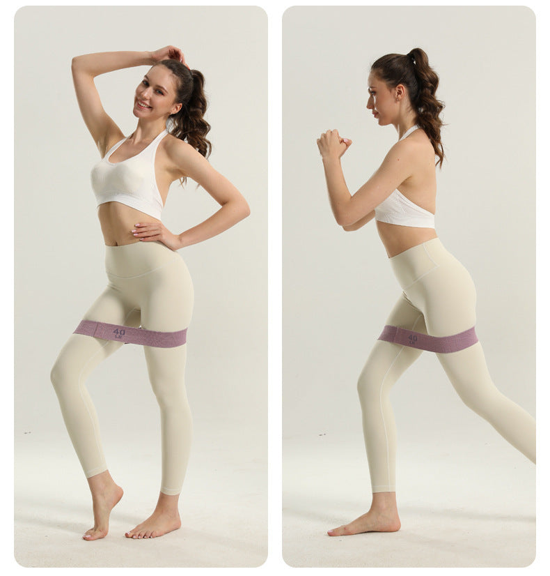 Colorful Fabric Resistance Bands for Legs and Glutes - Set of 4 Non-Slip Workout Loops Tristar Online