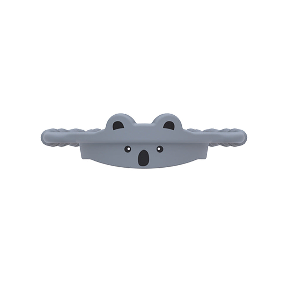 2 Pcs Grey Koala Adorable Animal Silicone Cup Carrier - Portable Reusable Handle for Water Cup(cup not included) Tristar Online