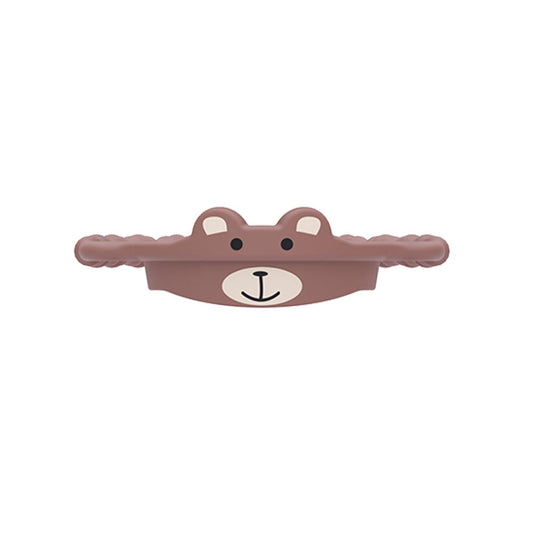 2 Pcs Brown Bear Adorable Animal Silicone Cup Carrier - Portable Reusable Handle for Water Cup(cup not included) Tristar Online