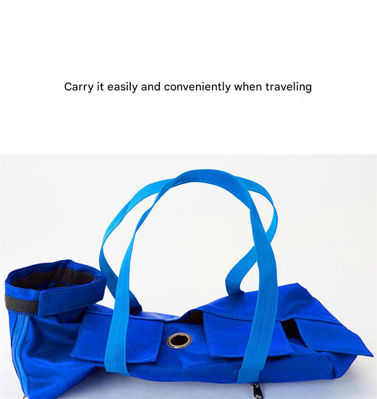 Size S Orange Multi-Functional Cat Grooming Bag - Anti-Scratch Restraint Pouch for Nail Trimming and Vet Visits Tristar Online