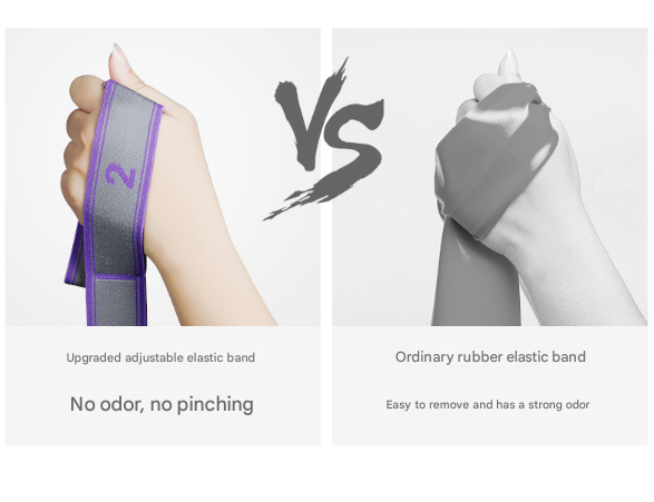 Blue and Purple 9-Loop Yoga Stretch Strap - Numbered Band for Flexibility and Physical Therapy Tristar Online