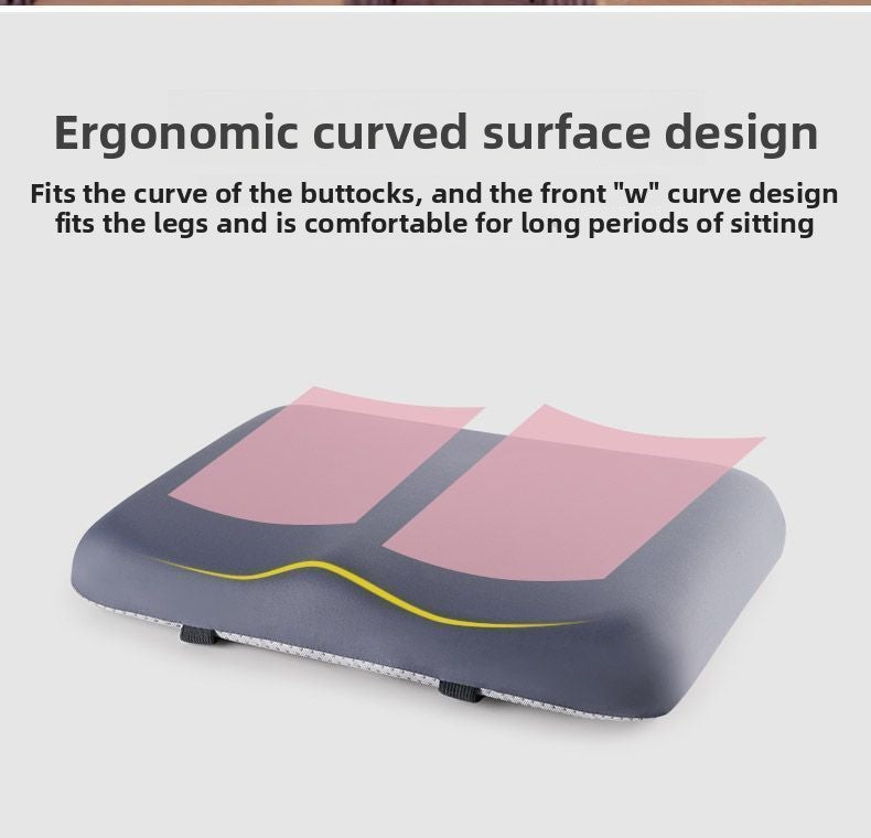 Light blue Ergonomic Memory Foam Student Seat Cushion – 34×24×5cm, Breathable & Anti-Slip Design for Long-Term Sitting Comfort in Classrooms | Ideal for Primary and Secondary School Students Tristar Online