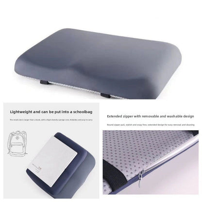 Light blue Ergonomic Memory Foam Student Seat Cushion – 34×24×5cm, Breathable & Anti-Slip Design for Long-Term Sitting Comfort in Classrooms | Ideal for Primary and Secondary School Students Tristar Online