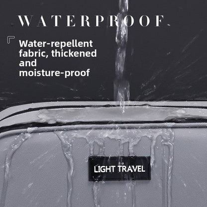 Large Waterproof Men's Toiletry Bag 3-Layer Travel Dopp Kit with Wet Dry Separation Portable Shower Organiser for Gym Business & Holiday Grey Tristar Online