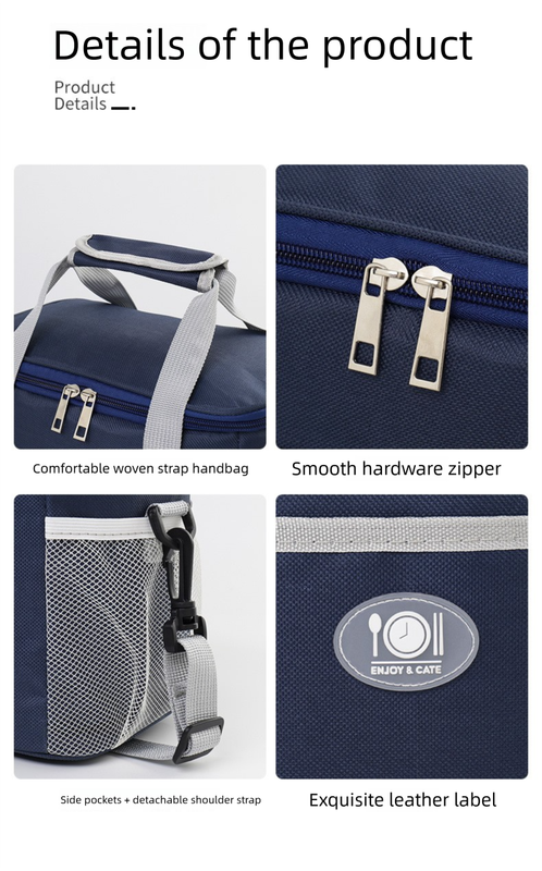 Large Insulated Cooler Bag Thermal Lunch Tote 16L Capacity with Adjustable Shoulder Strap for Picnics Camping & Work Purple Tristar Online