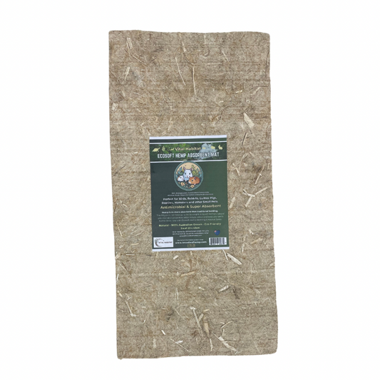 Ecosoft - Natural Hemp Super Absorbent Nest Mat | Small (20x40cm) | 2 Pack + Free Shipping Tristar Online