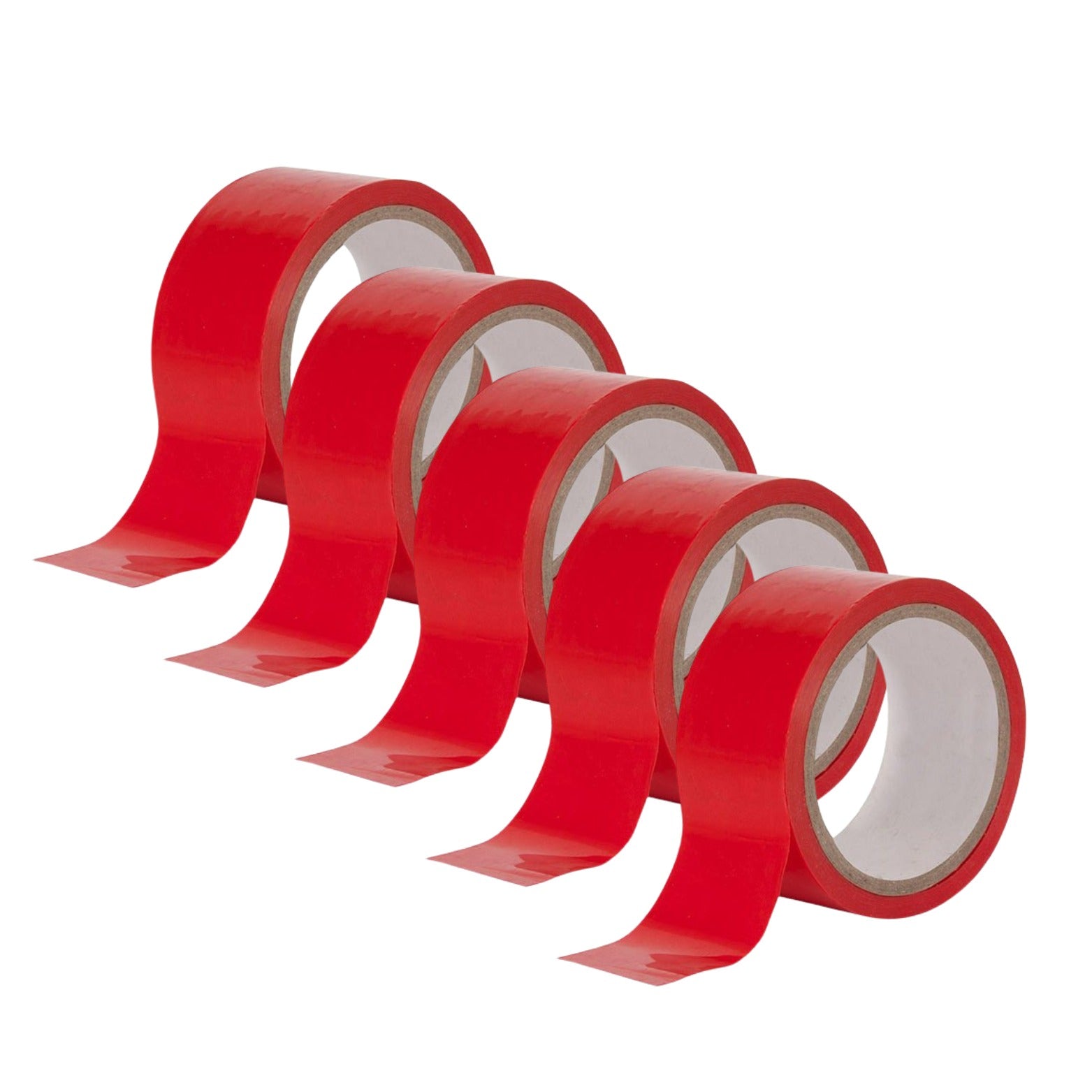Floor Marking Tape - Red  (Pack of 5) Tristar Online