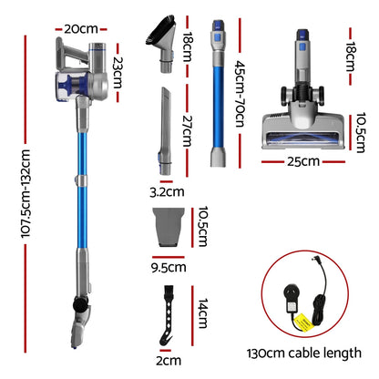 Devanti 300W Stick Vacuum Cleaner Cordless Self-Standing Tristar Online