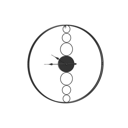 Artiss 75cm Wall Clock Large No Numeral Round Black Tristar Online
