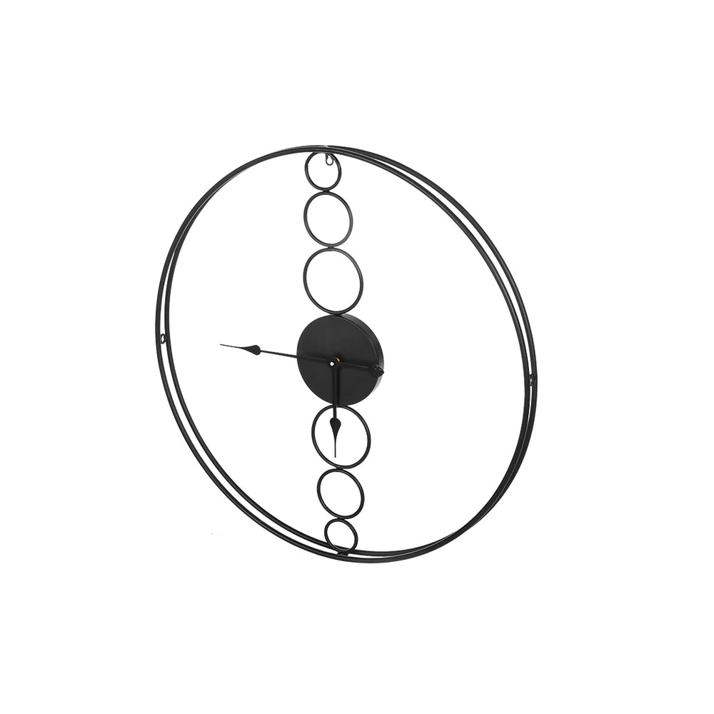 Artiss 75cm Wall Clock Large No Numeral Round Black Tristar Online