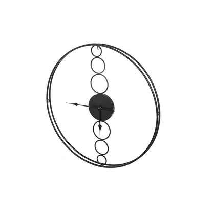 Artiss 75cm Wall Clock Large No Numeral Round Black Tristar Online