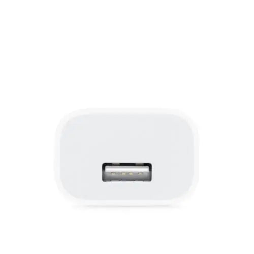 Apple 5W USB Power Adapter Genuine Authentic White  - Open Never Used Apple
