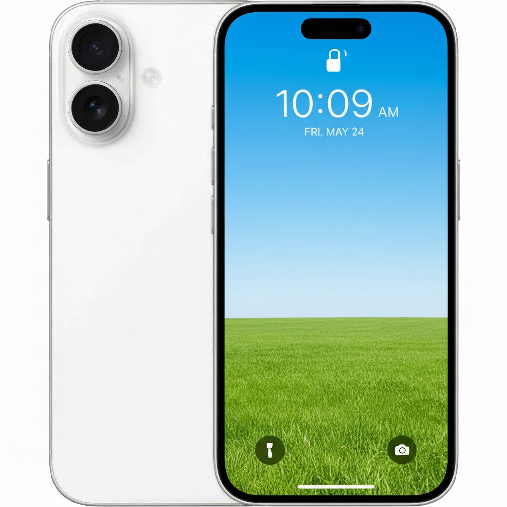 Apple iPhone 16 – 128GB / 256GB / 512Gb – Black, White, Pink, Teal, Ultramarine - Acceptable- Refurbished Apple