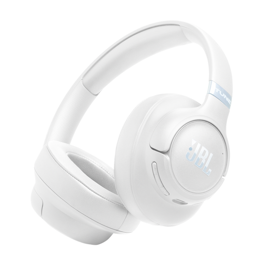 JBL Tune 780NC Wireless Over-Ear Headphones with Adaptive Noise Cancelling, Pure Bass Sound & 70H Battery - Beige / White / Black