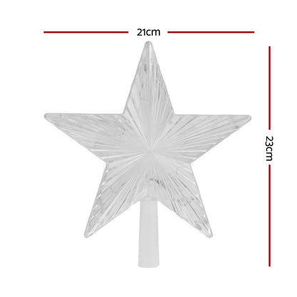 Jingle Jollys Christmas Tree Topper Star RGB LED Xmas Decor 80 Modes APP Control Tristar Online