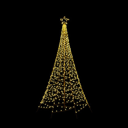 Jingle Jollys Solar Christmas Tree 2.1m 320 LED Net Lights Xmas Trees Decoration Tristar Online