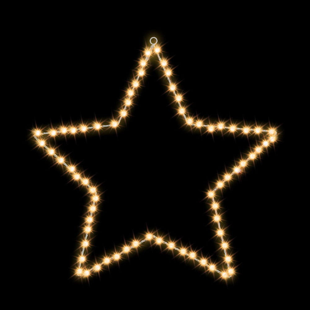 Jingle Jollys Christmas Lights 50cm Star 70 LED Xmas Decorations Tristar Online