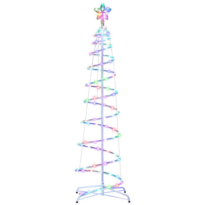 Jingle Jollys Christmas Tree 1.8m 100 RGB LED Rope Lights Xmas Trees Decoration Tristar Online