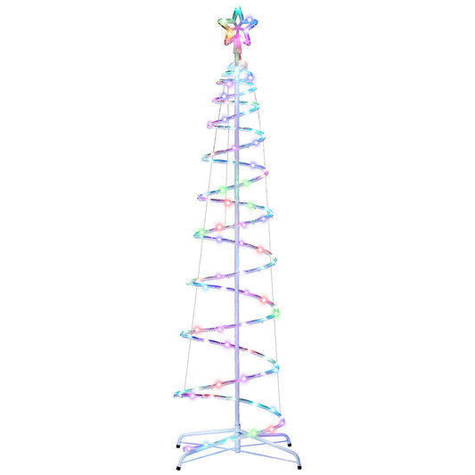 Jingle Jollys Christmas Tree 1.8m 100 RGB LED Rope Lights Xmas Trees Decoration Tristar Online